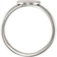 thumbnail image 2 of FB Jewels 14k White Gold Round Engravable Ring Size 7, 2 of 2
