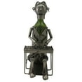 thumbnail image 3 of Wine Bodies Pianist Metal Wine Bottle Holder With Silver Finish ZB530, 3 of 4