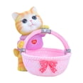 thumbnail image 1 of Bandeja de gato figura de gato decoración del hogar lindo tazón multipropósito de la estatua de resina de tazón para la estantería de la oficina de la Estilo D, 1 of 9