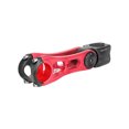 thumbnail image 1 of Soidarity Vástago del manillar de la bicicleta, horquilla delantera, aleación de aluminio de 31,8 MM, extensor de bicicleta ajustable de 85 grados, Ciclismo Rojo 28.6 mm 145 mm Soidarity OD021782-06, 1 of 6