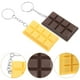 thumbnail image 3 of llaveros realistas de chocolate para San Valentín, como bloques de postre para mochilas y regalos de fiesta, 3 of 7