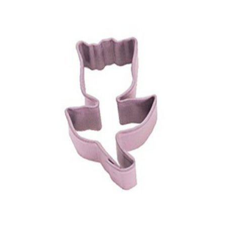 Tulip Cutter - R&M Mini Tulip Cookie Cutter Pink With Brightly Colored, Durable, Baked-on Polyresin Finish