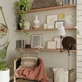 thumbnail image 6 of Kiven Plug-in Clamp Table Lamp, 1-Light Dimmable Swing Arm Desk Lamp with 8.2FT Plug in Cord, Decorative Clamp Lamp Classic Linen Library Light(#2), 6 of 7