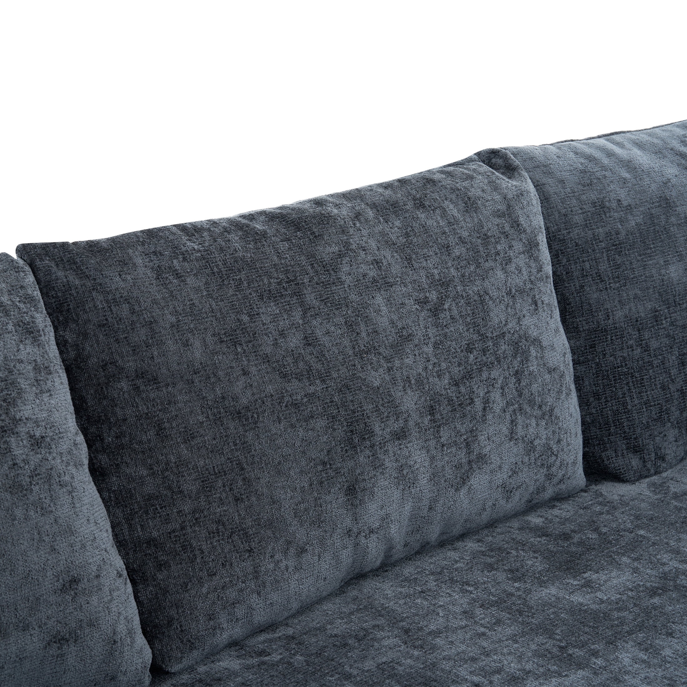 Christopher Knight Home 140.5" Oversized Modular Sectional Sofa, 5 Seats U-Shaped Chenille Couch, Gray