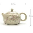 thumbnail image 2 of Chinese Kettle Ru Kiln Ceramic Open Teapot Peach Blossom Yellow Teapot Tea Ceremony Set Milk Oolong Tea Type, 2 of 12
