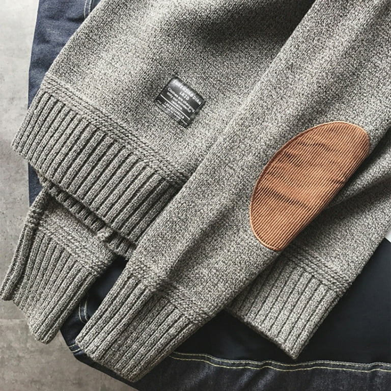 Sorrowso Men Winter Thick Chunky Knit Long Sleeve Sweater Sorrowso Men Winter Thick Chunky Knit Long Sleeve Sweater