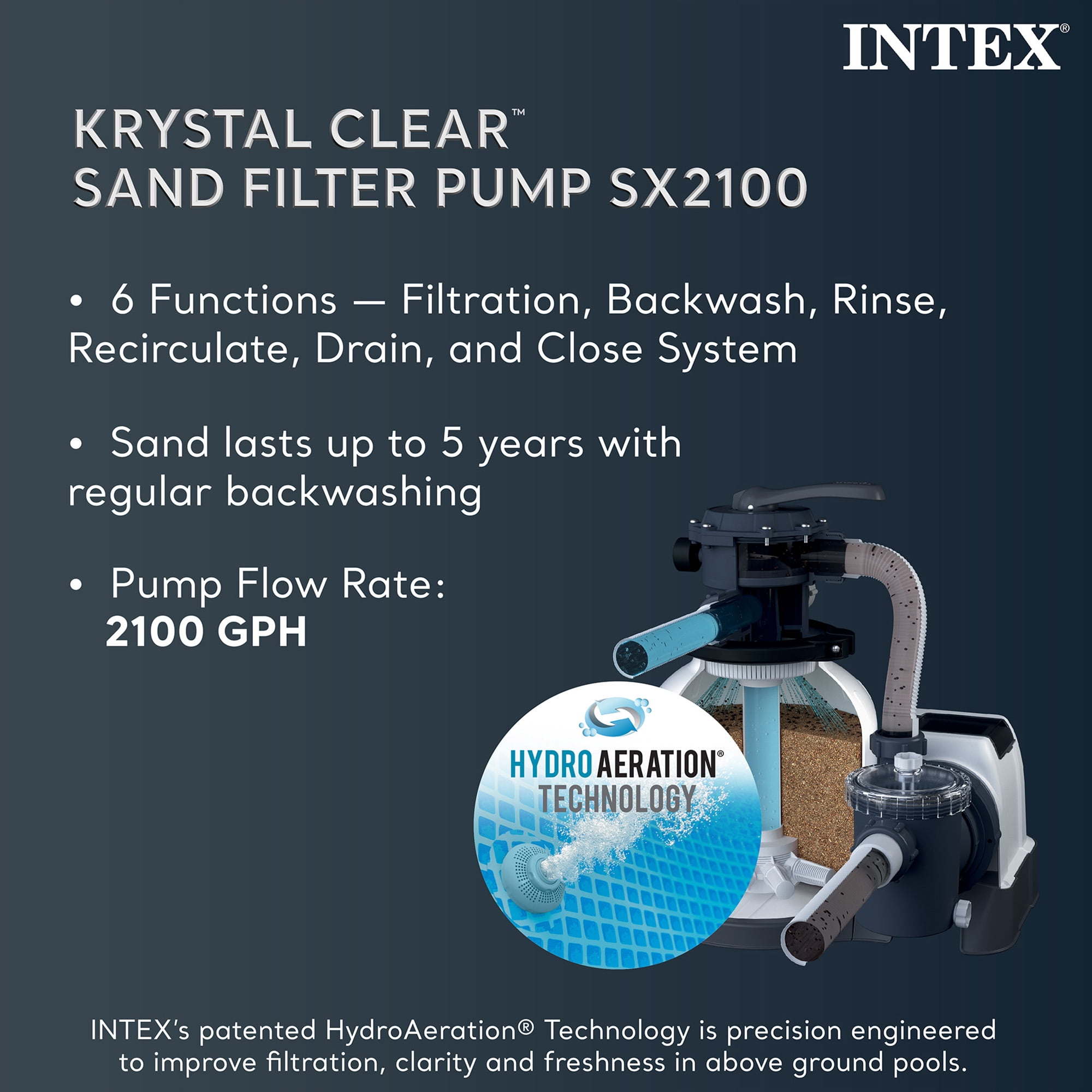 Intex ZX100 Auto Pressure Side Pool Cleaner with Quick Setup Ultra