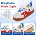 thumbnail image 4 of TARANIS Toddler Shoes for Boys and Girls, Non-Slip Breathable Wide Toe Baby Sneakers, 4 of 9