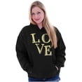 thumbnail image 3 of Love Romantic Valentines Day Hoodie Sweatshirt Women Brisco Brands S, 3 of 6