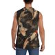 thumbnail image 4 of Fotbe Koi Fish Tranquility Men's Camiseta sin Mangas Estampada para Hombres, Playera Casual para Gimnasio, Entrenamiento, Playa-Large, 4 of 7