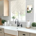 thumbnail image 5 of Spring Floral Tie Up Curtains for Windows, Adjustable Balloon Window Shades, Vintage Simple Flowers Pattern Beige Kitchen Window Treatments Adjustable Roll Up Curtain for Basement/Nursery 52"x45", 5 of 8
