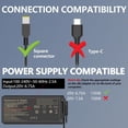 thumbnail image 2 of 20V 6.75A 130W USB Laptop AC Adapter Charger for Lenovo IBM IdeaPad Y700 80NW0013US 80NW001DUS, Y700 80NW001LCF 80NU000SUS, Y700 80NW0019CF 80NV005EUS, Y700 80NU0004US 80NV005WCF, 2 of 6