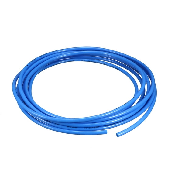 Unique Bargains 6mm OD x 4mm ID Polyurethane PU Pneumatic Air Tubing Pipe Hose 20ft Blue