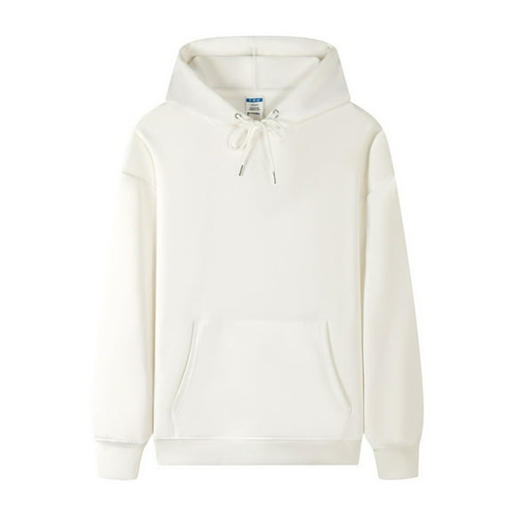 Bwiyojiz Sizes S-X4 Cotton Fashion Men's Clothing Hoodies & Sweatshirts Unisex Hoodie Pullover Sweatshirt Basic Solid Shirt Winter Clothes Long Sleeve Oversized, Gifts for Him