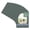 Granite Gray, variant on Harbor Gray Picture Frame Mat for 12x16 Frames - Oval Opening for 9.5x13 Photos - 1 Mat