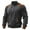 Gray, variant on Jacket Tactical For Men Quarter Zip Up Sweatshirts Workout Gym Mens Fashion Outdoor For Fall Navy L