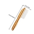thumbnail image 2 of Raindrops Wear Resistant Dog Comb Multi Metal Loose Hair Removal Everyday Use 1Pack, 2 of 8