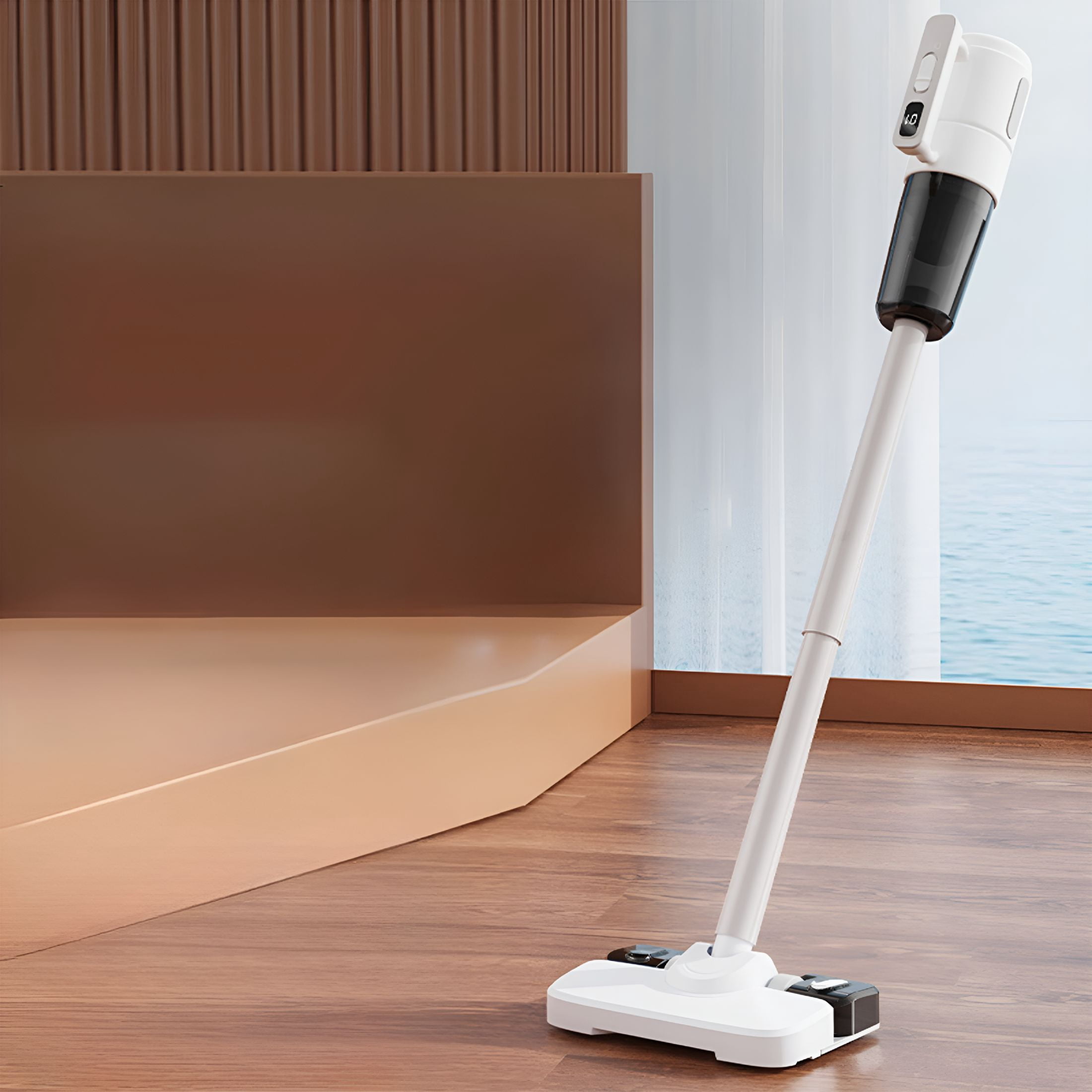 CURYMAY Cordless Handheld Vacuum Cleaner,3-In-1 Wet Dry Vac with Mop and Blower,10Kpa Suction,50W Usb Charging Wet and Dry Vacuum Cleaner,White