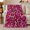 Glam Leopard, variant on Hot Pink Leopard Spots with Tan Accents, Bold Modern Style for Animal Print Fans, Wild Glam Pattern and Birthday Gift, Cozy Flannel Blanket for Bedroom and Dorm, Home Decor
