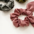 thumbnail image 5 of 6PCS Gomas para el cabello Satén Seda Conejo Oreja Lazo Bowknot Scrunchie Bobbles Lazos elásticos para el cabello Bandas Soporte para cola de caballo para accesorios de mujer, 5 of 5