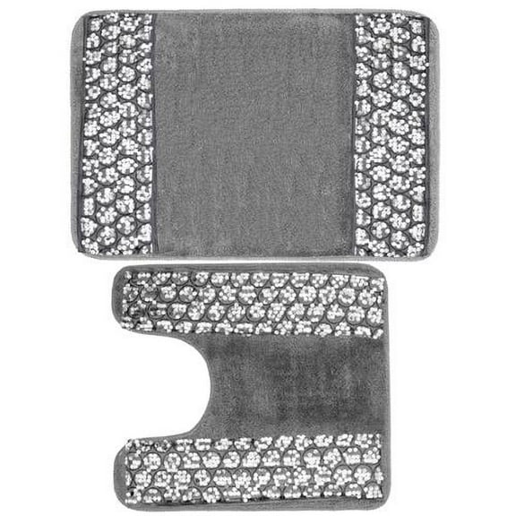 BED BATH N MORE Luxury Bathroom Rug and Contour Rug Set or Separates 21 x 32 Rug Single Piece