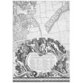 thumbnail image 2 of Roque, John 11x14 Gold Ornate Wood Framed with Double Matting Museum Art Print Titled - Roque Sectional map of London 1748, 2 of 4