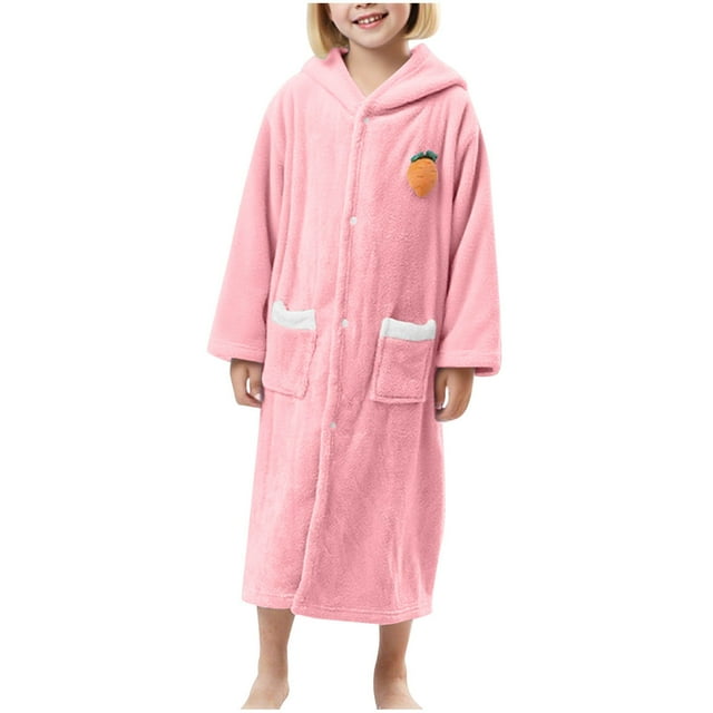 Soft Bath Towels for Children - Hooded Bath Towels with Pockets for Daily Use
