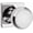 Silver, variant on Kwikset 200MNKSQT-514 Maven Passage Door Knob Set - Black