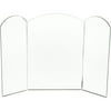 Plymor Arched 5mm Beveled Glass Mirror Backdrop, 9 inch