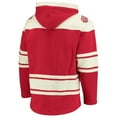 thumbnail image 4 of Men's '47  Red Detroit Red Wings Superior Lacer Lace-up Hoodie, 4 of 4