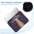 thumbnail image 2 of FORMRS 15"-15.6" Laptop Sleeve Protective Case Soft Carrying Quilted Computer Bag Cover, Colorful UFO, 2 of 7