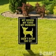 thumbnail image 4 of C-craft Chihuahua Guard Dog on Duty Yard Sign for Enhanced Security, 4 of 4