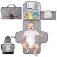 thumbnail image 1 of Portable Changing Pad, Portable Changing Pad for Newborn Girls and Boys - Baby with Smart Wipe Pocket, 1 of 5