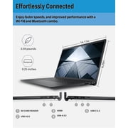 Dell Inspiron 15 3535 Touchscreen Laptop Computer, AMD Ryzen 7 7730U, 16GB RAM, 512GB SSD, 15.6 Full HD Display, HD Webcam, Windows 11 Pro for Person Use or Business Work