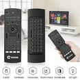 thumbnail image 3 of CSYANXING User-Friendly MX3 Air Mouse 2.4G RF, 81 Keys, Black, 5M Range for Windows, Android, and Linux Systems, 3 of 8