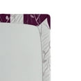 thumbnail image 3 of Ambesonne Autumn Vibes Fitted Sheet, Modern Leaves Branch, California King, Mauve Off White Purple, 3 of 5
