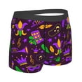 thumbnail image 3 of Kll Mardi Gra2 Men'S Cotton Boxer Briefs Underwear-Large, 3 of 9