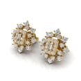 thumbnail image 2 of 2.1 TCW Solid 18 Kt Gold SI Clarity HI Color Diamond Fine Stud Earrings, 2 of 4