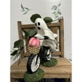thumbnail image 3 of Estatua de Halloween, fantasma, montando bicicleta, resina, decoración de jardín, 3 of 3