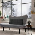 thumbnail image 6 of Ox Bay Nellie 14" x 36" Jet Black Fringed Cotton Adult Decorative Lumbar Throw Pillow Cover, 6 of 11