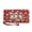 Christmas Bird Gift Pattern, variant on Candy Cane Pine Cone Pattern Coin Bag, Wristlet Strap PU Leather Long Purse for Travel Beach, Zip Around Long Wallet