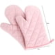 thumbnail image 1 of Guantes de horno gruesos resistentes al calor, agarraderas para ollas, guantes para hornear, guantes de horno resistentes al calor (rosa), 1 of 4