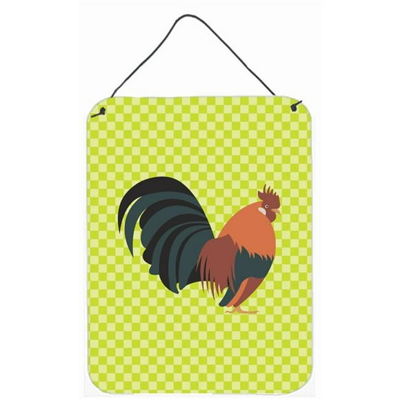 Carolines Treasures BB7662DS1216 Dutch Bantam Chicken Green Wall or Door Hanging Prints