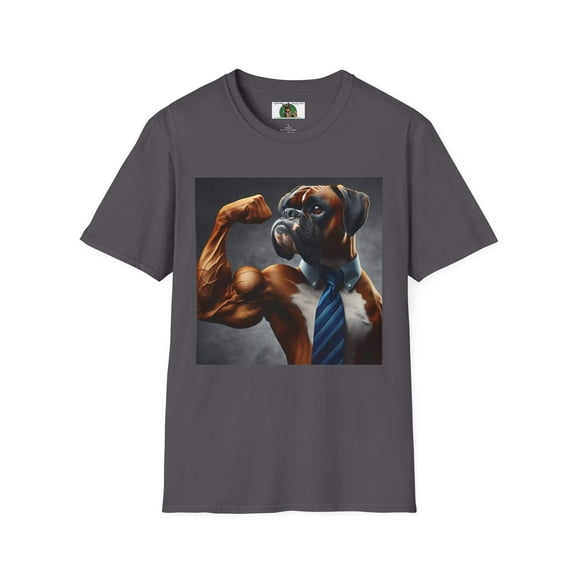 Muscle Boxer with Tie Unisex Softstyle T-Shirt