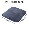 thumbnail image 2 of Chair Cushions with Ties, 1 Pack Seat Cushion, 13.7" Velvet Square Comfortable Dining Chair Pads, Removable Slip Resistant Kitchen Chair Seat Cushions (1PCS), 2 of 8