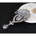 thumbnail image 4 of CHAO Broche De Botones De Cristal Azul Marino, Botones De Broche De Camisa, Broche De Seguridad, Broches De Botones Para Prevenir La Exposición Accidental, Para Ropa, Jeans, Decoración De Bufandas, 4 of 5