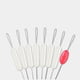 thumbnail image 5 of Greeniant Square 7 + 1 Gel de sílice Space Beans Conector de concentricidad de alta hermeticidad Fish Bobber Stopper Accesorios de pesca Pescar blanco y rojo S Greeniant DJ0991-02, 5 of 6