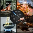 thumbnail image 2 of PROMISE butane Torch Lighter, 6-inch Refillable Pen Lighter Adjustable Jet Flame Butane Lighter for Candles, Grills, Fireplaces, Camping(Gas Not Included) Black& Brown, 2 of 6