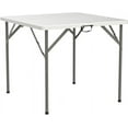 thumbnail image 5 of PetFurnishn 34" Fold in Half Square Table, Bi-Folding Commercial Table, Portable Plastic Dining Card Table for Kitchen or Outdoor Party Wedding Event, White, 5 of 9