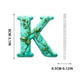thumbnail image 3 of 26 Alphabet Series 2D Acrylic Backpack Car Pendant Decoration Ornament, 3 of 7